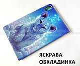 Блакитний чохол книжка з левом для Lenovo Tab P11 2nd Gen (2 Gen) 11.5 ivanaks snow lion (ліново таб п11 2 ген), фото 8