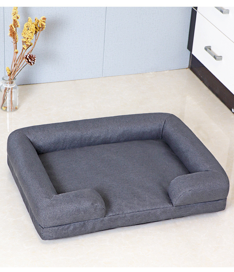Лежанка для собак Pet Style "Classic" Сіра 50х40 см, фото 1