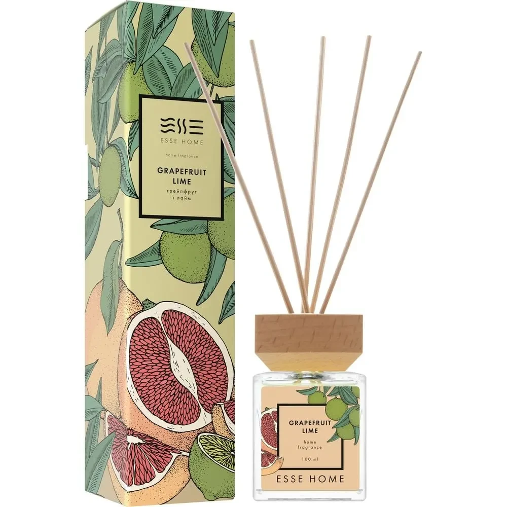 Аромадифузор Esse Home Грейпфрут і Лайм ESSE 100мл, фото 1