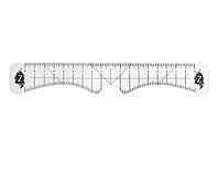Линейка для разметки бровей ZOLA