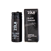 Нить для разметки бровей черная ZOLA Black Thread, 30 м