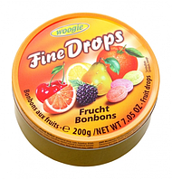 Льодяники Woogie Fine Drops Fruit Bonbons, 200г