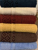 Набор хлопковых полотенец для лица Sikel Cotton 50х90 см, 100% Хлопок (6 штук), Турция