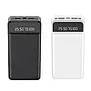 Портативний акумулятор павербанк XO 20000 mAh з LED-дисплеєм Black (PR163), фото 3