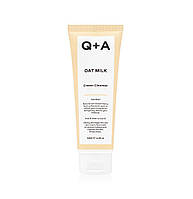 Очищувальний крем для обличчя з вівсяним молоком Q+A Oat Milk Cream Cleanser 125m