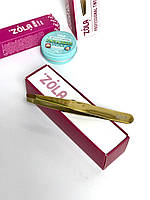 Професійний пінцет для брів Zola Gold (скошений)