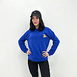 Жіночий світшот з принтом "Bear" Батал, фото 6