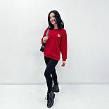 Жіночий світшот з принтом "Bear" Батал, фото 9