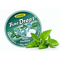 Льодяники Woogie Fine Drops з м'ятним смаком, 200г