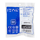 Кран приладовий ITAL 1/2" х 1/2" (ID231113), фото 4