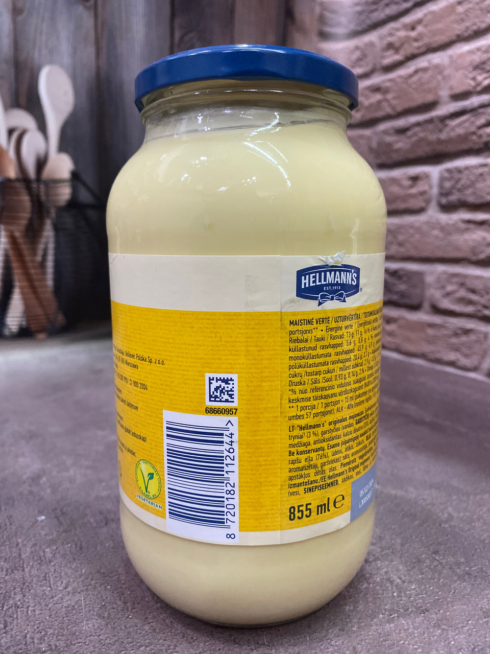 Майонез Hellmann's Original (855 мл) Хелманс на Яичных желтках 855мл - фото 2 - id-p1196926175