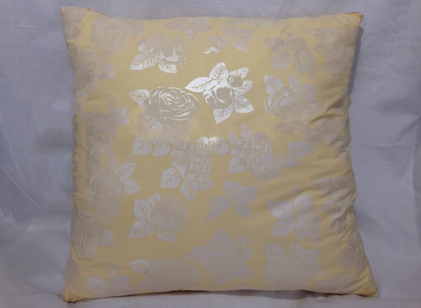Наперник 50*50 тканина Тік жовта для подушок із пір'я та пуху, штучного наповнювача