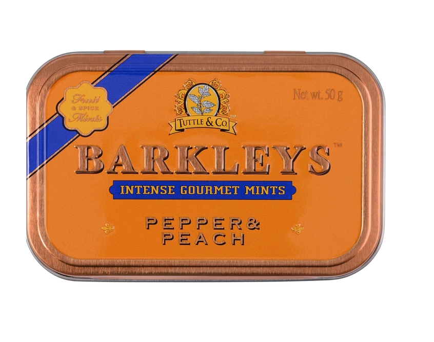 Льодяники Barkleys з перцем і персиком, 50г