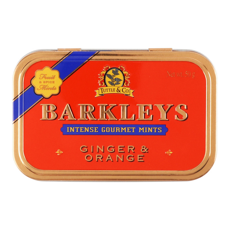 Льодяники Barkleys Ginger&Orange Апельсин з імбирем , 50г