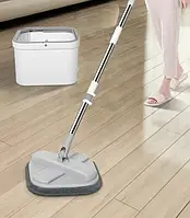 Швабра с ведром для мытья полов Mop with bucket K10 с отжимом