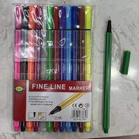 Ручки "Fine Line" 12 кольорів (240наб)