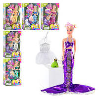 Лялька Defa, русалка, з одягом, гребінцем, дзеркалом, у кор. 32*20*6 см