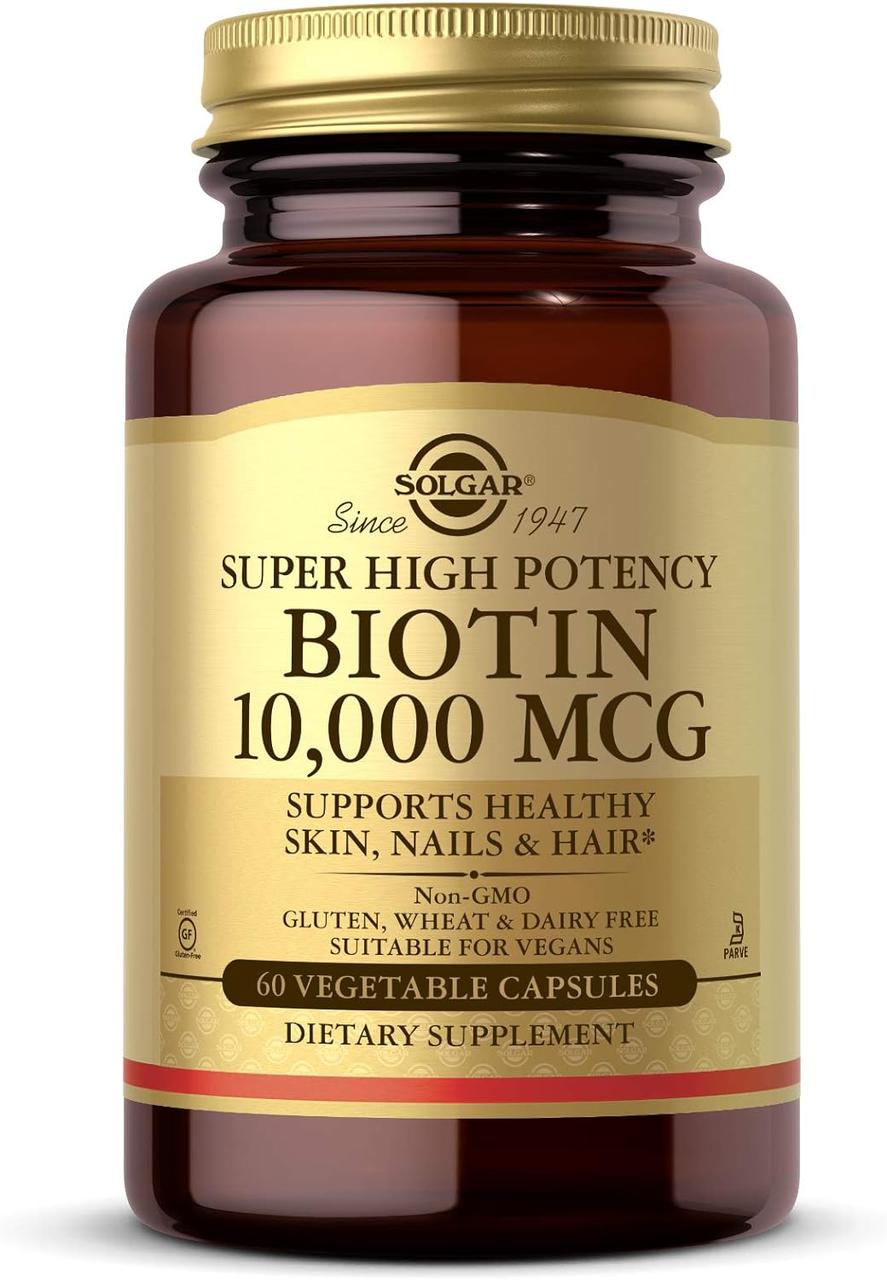 Solgar Biotin 10 000 mcg 60 veg caps