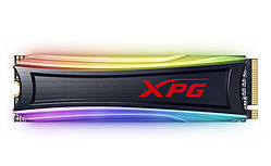 Накопичувач SSD M.2 ADATA SPECTRIX S40G RGB 256GB 2280 PCIe 3.0x4 NVMe 3D NAND Read/Write: 3500/3000 MB/sec