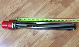 Блок ТЕН з нержавійки 18000W / 380V / ПЕТЛЕВИЙ на різьбі 2" (58мм) / L=440мм (Tenko, Україна)