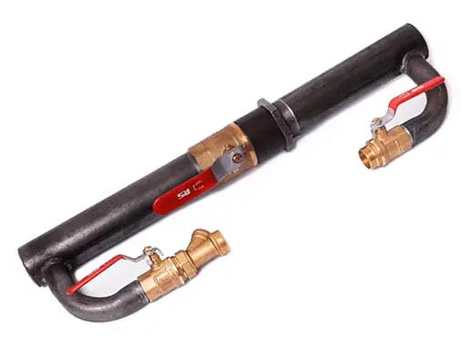 Байпас для опалення д.40 кран (довгий ), фото 1