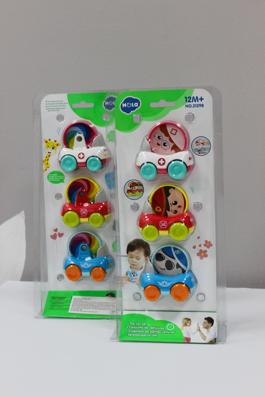 Дитячий набір машинок міських служб 3129B, фото 1