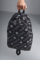 Городской, спортивный рюкзак Reebok черный, мужской портфель для учебы рибок