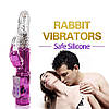 Вібратор-кролик спіралевидний з обертанням - 36 режимів, фото 2