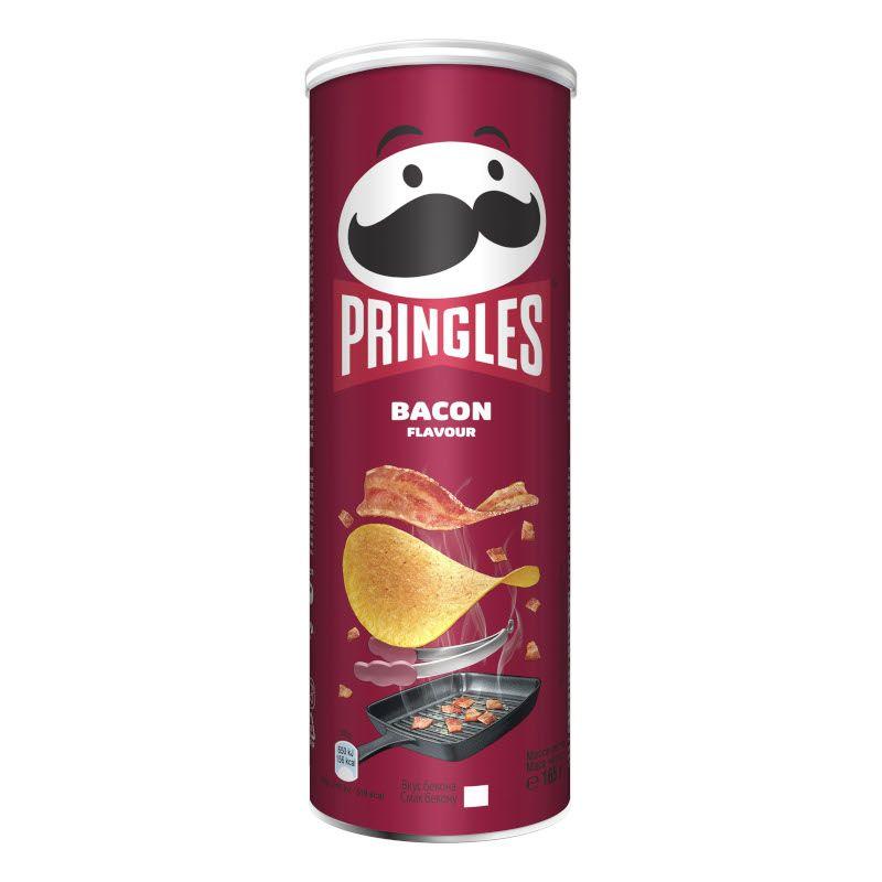 Чипси Pringles Bacon зі смаком бекону, 165г