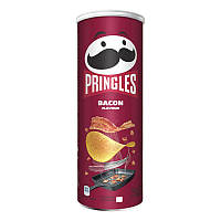 Чипси Pringles Bacon зі смаком бекону, 165г