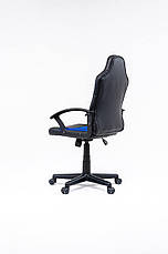 Крісло офісне Тіфтон Tifton чорно-синє, фото 3