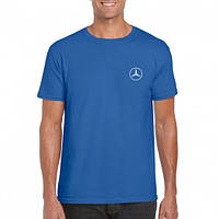 Мужская спортивная футболка (Мерседес) Mercedes, турецкий трикотаж S