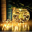 Xmas гірлянд 50 Led 5M (Copper) на мідному дроті (Крапля роси) WW WARM W працює від батарей + USB, фото 4