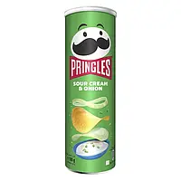 Чіпси Pringles Sour Cream & Onion Сметана і Цибуля, 165г