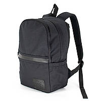 Черный вместительный городской рюкзак Mayers с прочной ткани большим количеством карманов не промокает 015-02
