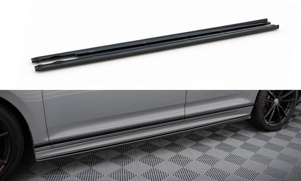 Пороги VW Passat B8 R-Line (19-23) тюнінг обвіс леза спідниця елерон