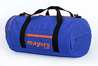 Стильна спортивна яскрава синя сумка із міцної водонепроникної тканини для тренувань та подорожей  0018679