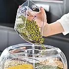 Великий на 10 літрів диспенсер обертовий для круп із зручним дозатором Лучшая цена, фото 8