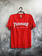 Хлопковая мужская футболка (Трешер) Thrasher, с принтом