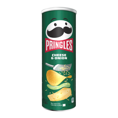 Чіпси Pringles cheese&onion з сиром та цибулею, 165г