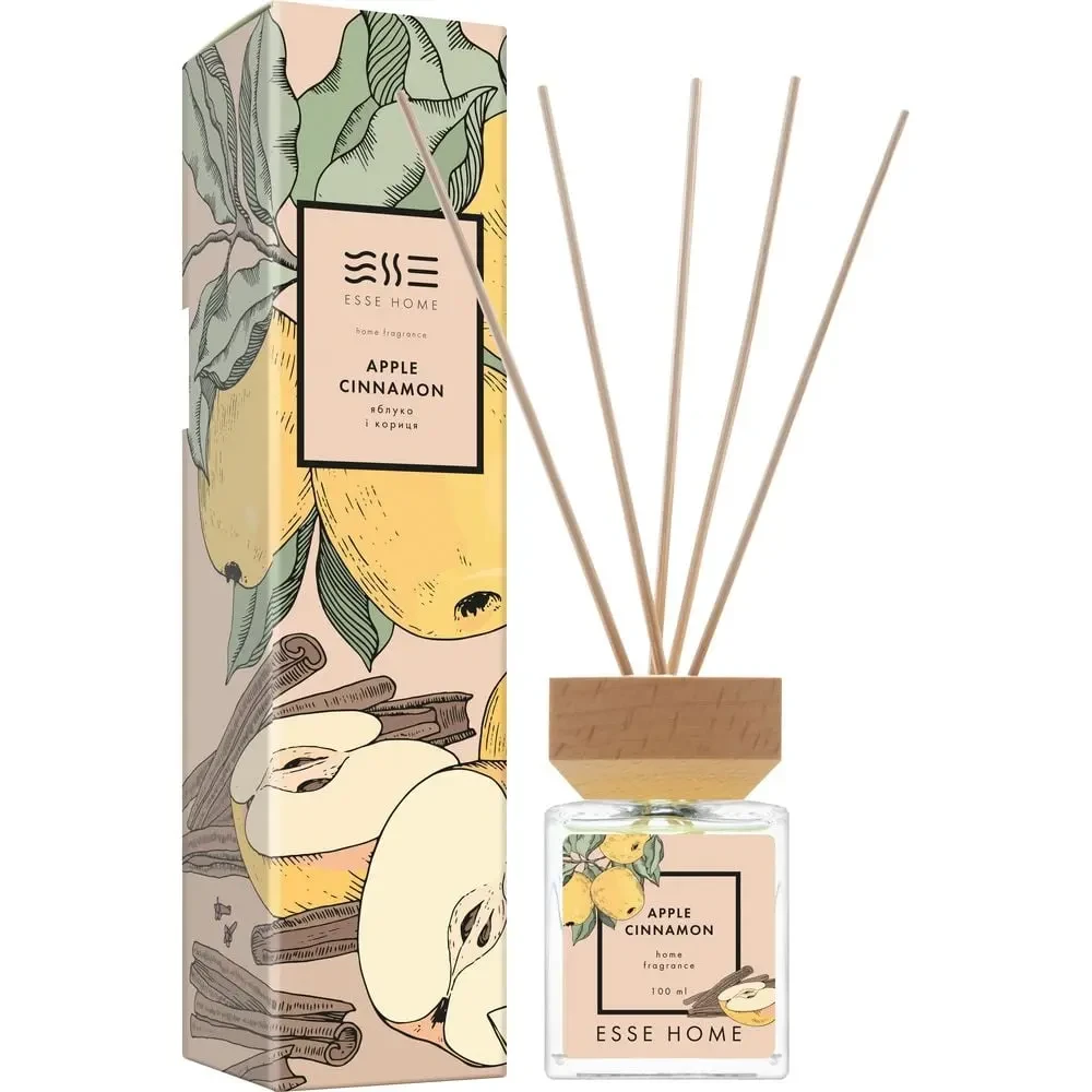 Аромадифузор Esse Home Яблуко і Кориця ESSE 100мл, фото 1