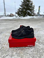 Мужские зимние кроссовки New Balance 1906R Black Gore-Tex Fur (черные) повседневные кроссы art0549 НБ