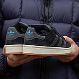 Чоловічі кросівки Adidas Campus Black, фото 11