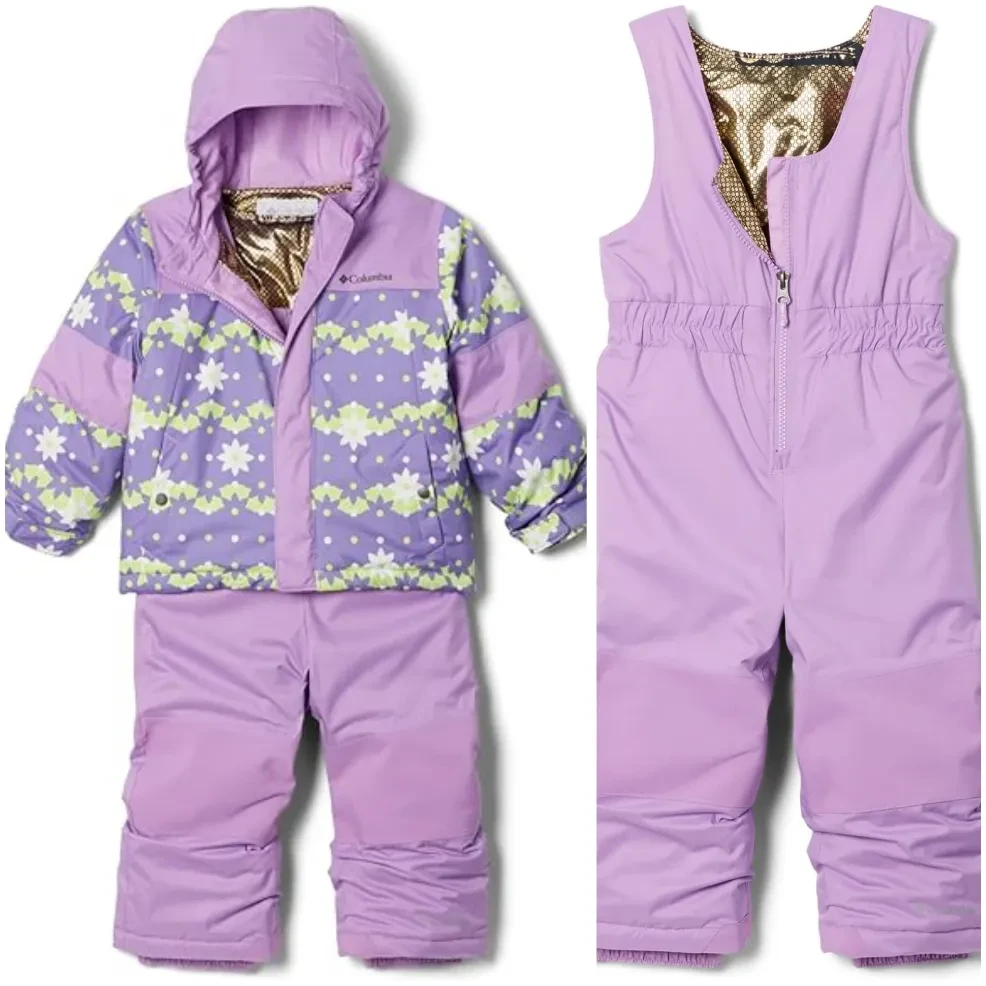 Дитячий зимовий комбінезон для дівчинки columbia toddler mighty mogul insulated set