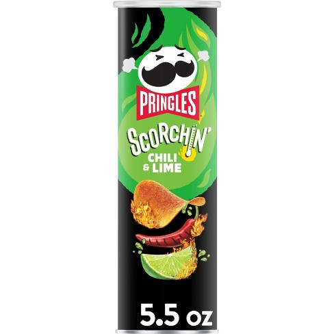 Чипси Pringles Scorchin Chili & Lime чілі з лаймом, 165г