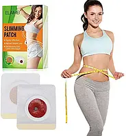Пластир на живіт Slimming patch для схуднення та зниження ваги 5 шт