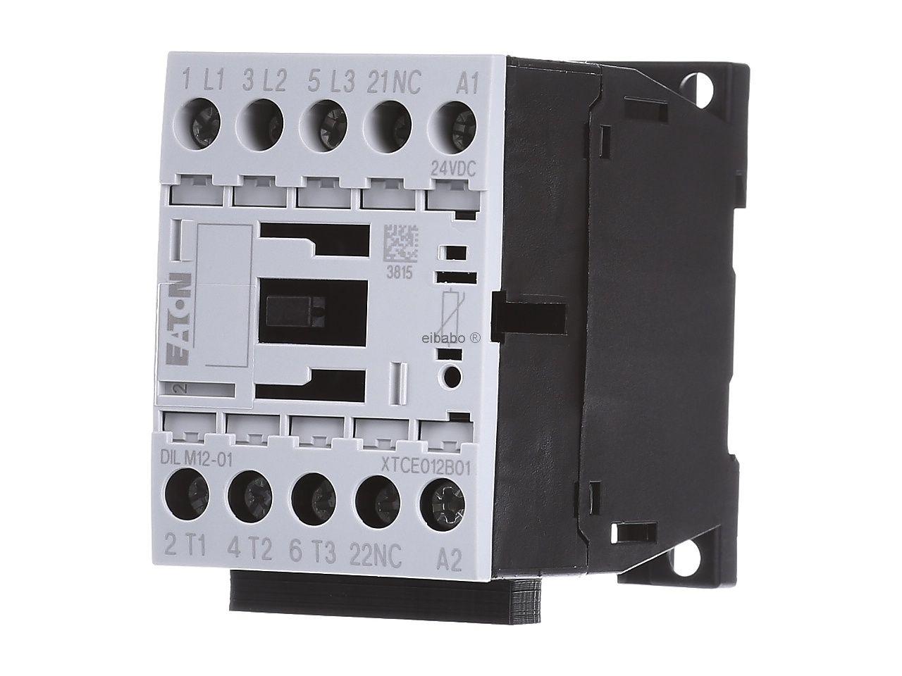 Контактор постійного струму DILM12-01 (24VDC) 12А 24V/DC 1NC 276880 Eaton