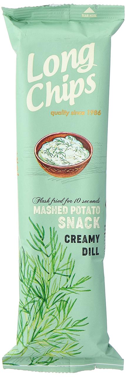 Long Chips creamy dill сметана та кріп, 75г