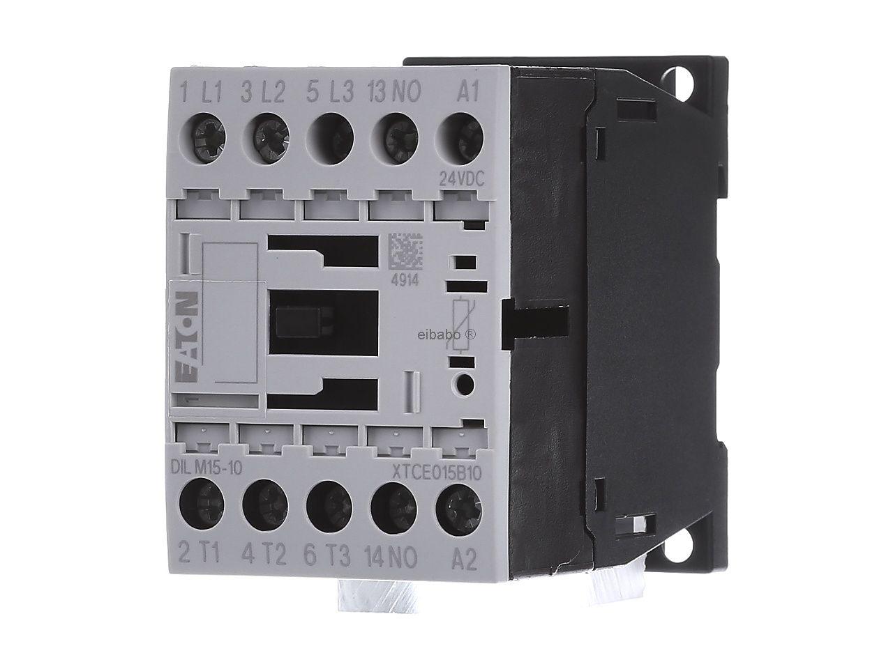 Купить Контактор постоянного тока DILM15-10 (24VDC) 15А 24V/DC 1NO ...