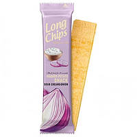 Чіпси Long Chips cream onion сметана та цибуля, 75г